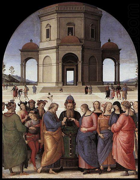 Pietro Perugino Marriage of the Virgin china oil painting image